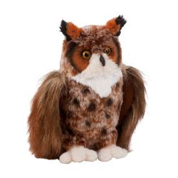 EINSTEIN HIBOU BRUN 10'' (25 CM)